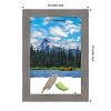 Amanti Art Pinstripe Plank Grey Picture Frame - 4 of 4