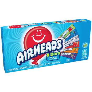Airheads Theater Box Candy - 3.3oz/6ct