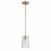 Elk Home Lightweave 1 - Light Pendant in  Satin Brass - 4 of 4