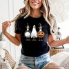Haunting Honkers Goose T-Shirt, Funny Halloween Costumes Tee| OrnamentallyYou - 4 of 4