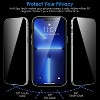 iMountek"Privacy Magnetic Phone Case for iPhone 12 Pro, 360° Full Protection with Tempered Glass & Anti-Spy"Silver - 2 of 4