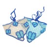 Unique Bargains Knitted Triangle Bandana Beige Sky Blue 2 Pcs - 3 of 4