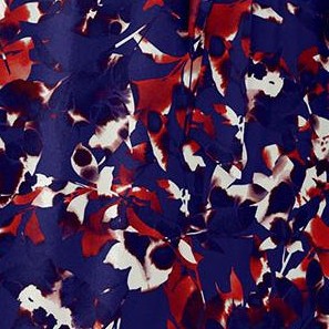 navy abstract print