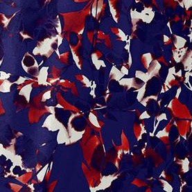 navy abstract print