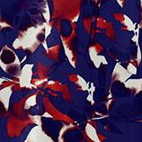 navy abstract print