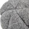 TopComfy Decorative Object Glass Christmas Ball Ornaments Set of 4 for Holiday Tree Decor, Gray, 12"*10"*7" - 2 of 4