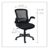 Alera Alera EB-E Series Swivel/Tilt Mid-Back Mesh Chair, Supports Up to 275 lb, 18.11" to 22.04" Seat Height, Black - 2 of 4