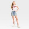 Women's Mid-Rise Loose Denim Shorts - Wild Fable™ - 3 of 3