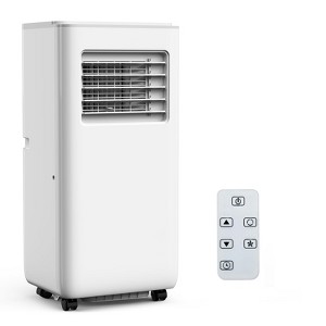 10,000 BTUs Portable Air Conditioner with/Cooling, Dehumidify, Auto, Fan, Night Modes . Room AC Unit With Remote Control & Easy Mobility - 1 of 4