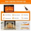 47" W Electric Fireplace 2 Drawer Remote Control Five Flame Brightness - 4 of 4