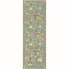 Area Rug, Washable Rugs for Living Room, Boho Floral Area Rug Low Pile Kitchen Rug, Non Slip Soft Indoor Flower Carpet for Nursery Bedroom - 4 of 4