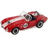 Shelby Cobra 427 S/C #98 Red with White Stripes "Shelby Collectibles" Series 1/64 Diecast Model Car by ACME - 2 of 3