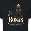 Women's - Disney - Rosas Wish You Were Here Cropped Graphic T-Shirt - 2 of 4