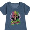 Girls' - LOL Surprise! - Sways Spray Paint Graphic Short Sleeve Fleece Dress - 2 of 4