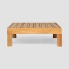 Brava 5pc Acacia Wood Sectional Sofa & Club Chair Set - Teak/Beige - Christopher Knight Home - 4 of 4