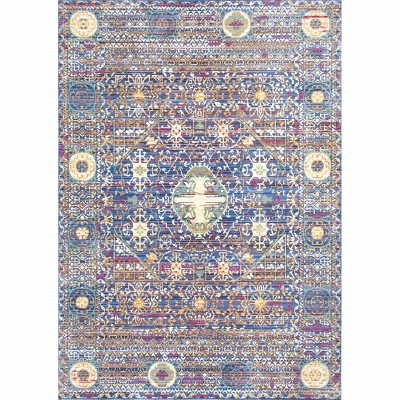 Nuloom Vintage Josefa Vintage Indoor Area Rug - Purple 5' 3" x 7' 7"