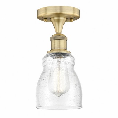 Ellery - 1 Light Semi-Flush Mount In Nautiical Style-9.75 Inches Tall and 4.75 Inches Wide