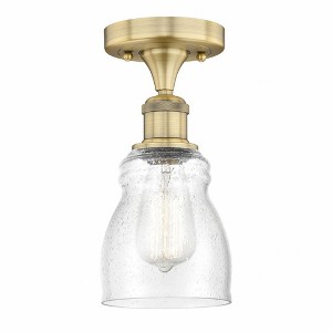 Ellery - 1 Light Semi-Flush Mount In Nautiical Style-9.75 Inches Tall and 4.75 Inches Wide - 1 of 1