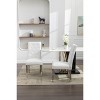 Grungis Chenille Kitchen Chair Set of 2,Upholstered Dining Chairs with High Tufted Back and Stainless Steel Legs for Dining Room,Kitchen - 2 of 4