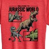 Women's - Jurassic Park - Welcome To Jurassic World Dino Short Sleeve Graphic T-Shirt - 2 of 4