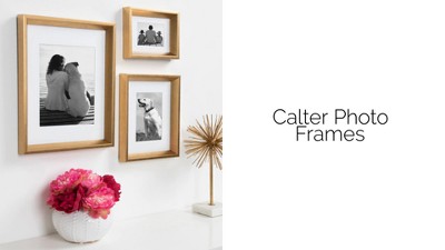 Gold 16x20 Matted to 8x10 Classic Wall Picture Frame Set