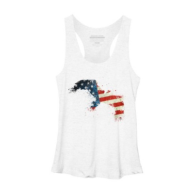 Women's Design By Humans M'erica Eagle 2 By designpro44 Racerback Tank Top