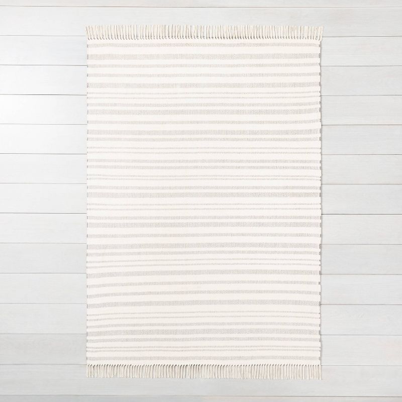 Stripe with Fringe Area Rug - Hearth & Hand&#153; with Magnolia, 1 of 12