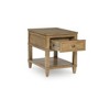 Signature Design by Ashley Sharlance Rectangular End Table - Built-in USB Charging Ports - Storage Drawer, Light Brown - 2 of 4