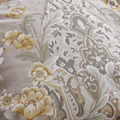 yellow paisley