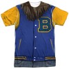 Men's Teen Wolf Varsity Jacket (Front Back Print) Short Sleeve Costume T-Shirt - 2 of 4
