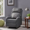 Fabric Manual Rocker Recliner Chair with Lever Mechanism - 4 of 4