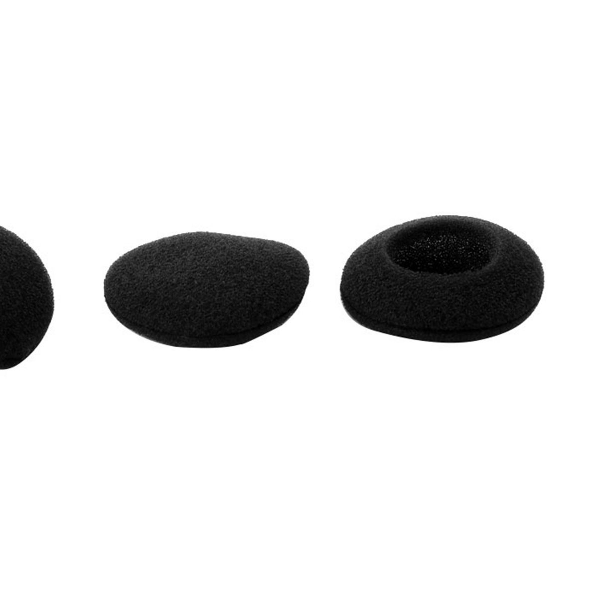Unique Bargains Sponge Durable Replacement Earpads Black 4 Pcs - thumbnail 6