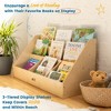ECR4Kids 5-Compartment Easy to Reach Book Display, Natural - 3 of 4