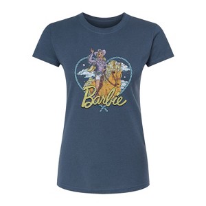 Women's - Barbie - Western Heart Fitted Graphic T-Shirt - 1 of 2