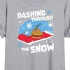 Women's - SpongeBob SquarePants - Dashing Through The Snow Oversized Graphic T-Shirt - 2 of 4