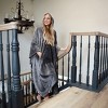 Tirrinia Hooded Blanket, Fleece Wearable Throw Wrap with Hood and Pocket, Warm Cozy Soft for Women Men, Indoor or Outdoor - 4 of 4