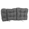 Blazing Needles, 20-inch by 42-inch Spun Polyester Solid Outdoor Tufted Chair Cushion - 2 of 2