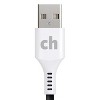 cellhelmet® Charge and Sync USB-C® to USB-A Round Cable - 2 of 4