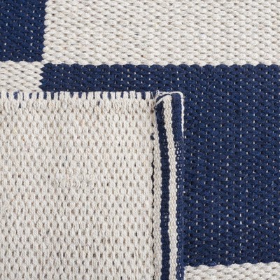 Ivory Cotton Handwoven 8' x 10' Flatweave Area Rug