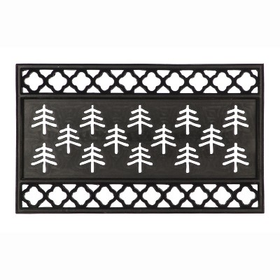 Evergreen Flag Flocked Quatrefoil Kensington Switch Mat Tray