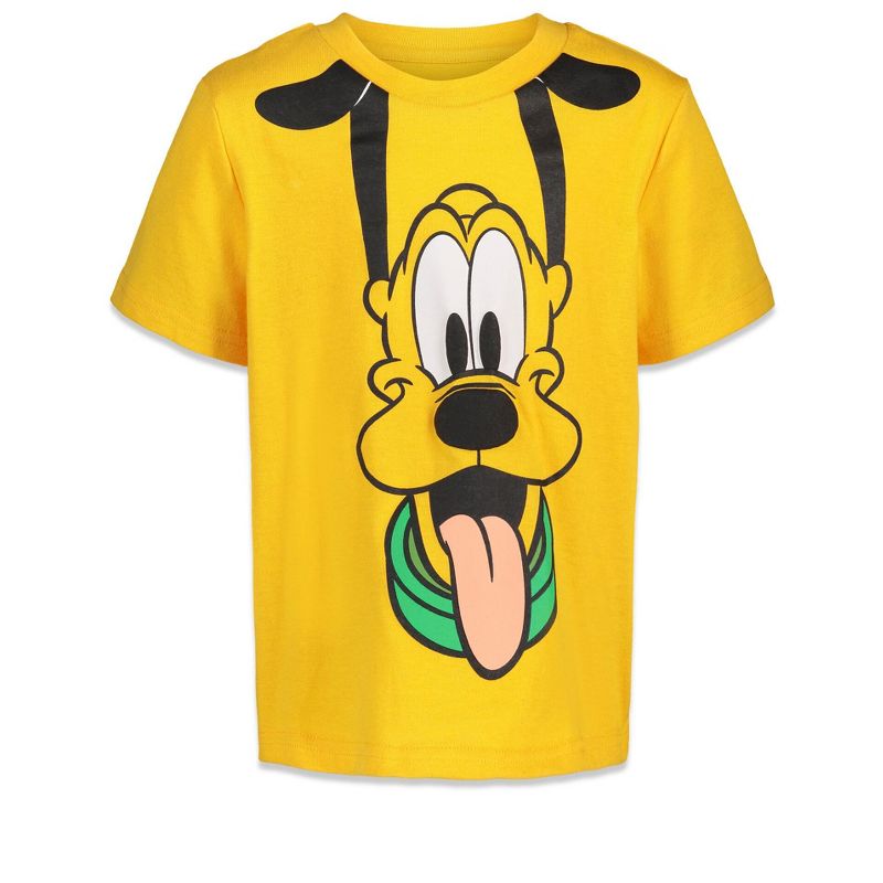 Disney Mickey Mouse Pluto Donald Duck Goofy 4 Pack T-Shirts Toddler , 4 of 10
