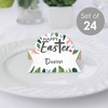 Big Dot of Happiness Religious Easter - Christian Holiday Party Tent Buffet Card - Table Setting Name Place Cards - Set of 24 - image 2 of 4