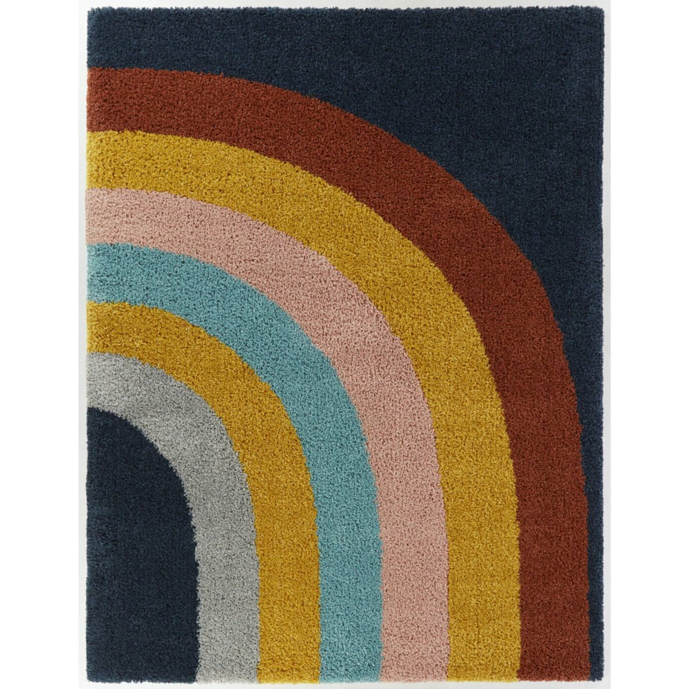 Photos - Area Rug 7'10"x10' Amelia Rainbow Shag Kids' Rug Blue - Balta Rugs