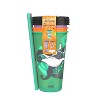 Zak Designs 3pc 25 fl oz Glow in the Dark Nightmare Before Christmas Polypropylene Tumbler Set Purple/Orange/Teal Green - 4 of 4