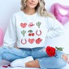 Simply Sage Market Women's Graphic Sweatshirt Cowgirl Valentine Chart - 2 of 4