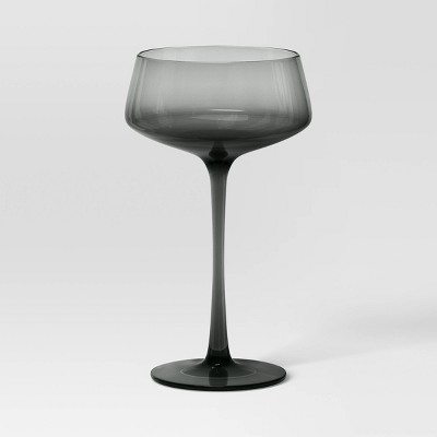 9.8oz Cocktail Coupe Glass Gray - Threshold™