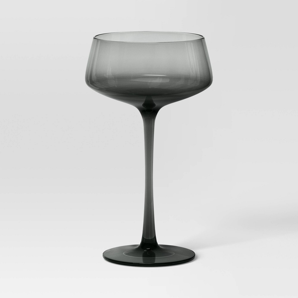 Photos - Glass 9.8oz Cocktail Coupe  Gray - Threshold™
