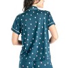 Hello Mello Women's Carried Away Lounge Short Sleeve Shirts Pajama Tops - image 3 of 4