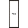 PosterPalooza | Panoramic Simple Silver Picture Frame - UV Acrylic, Foam Board Backing, Hanging Hardware - 2 of 4