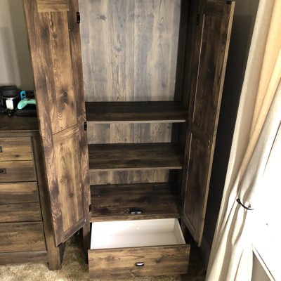 Rustic 30 Wide Storage Cabinet